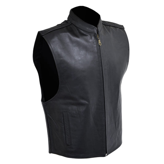 LEATHER VEST (V069)