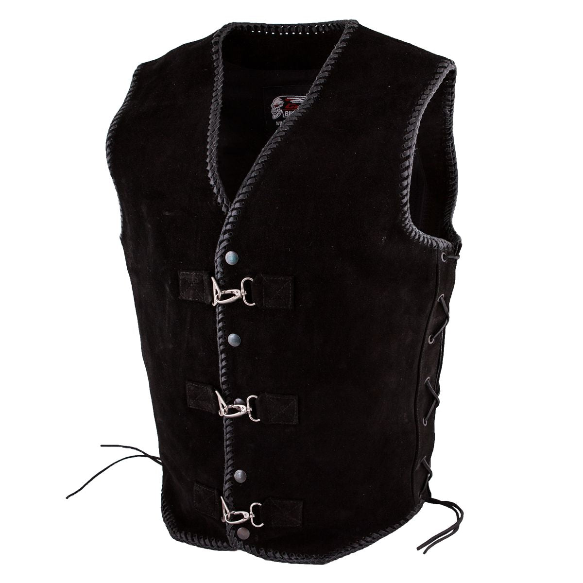 Motorcycle suede vest (V180)