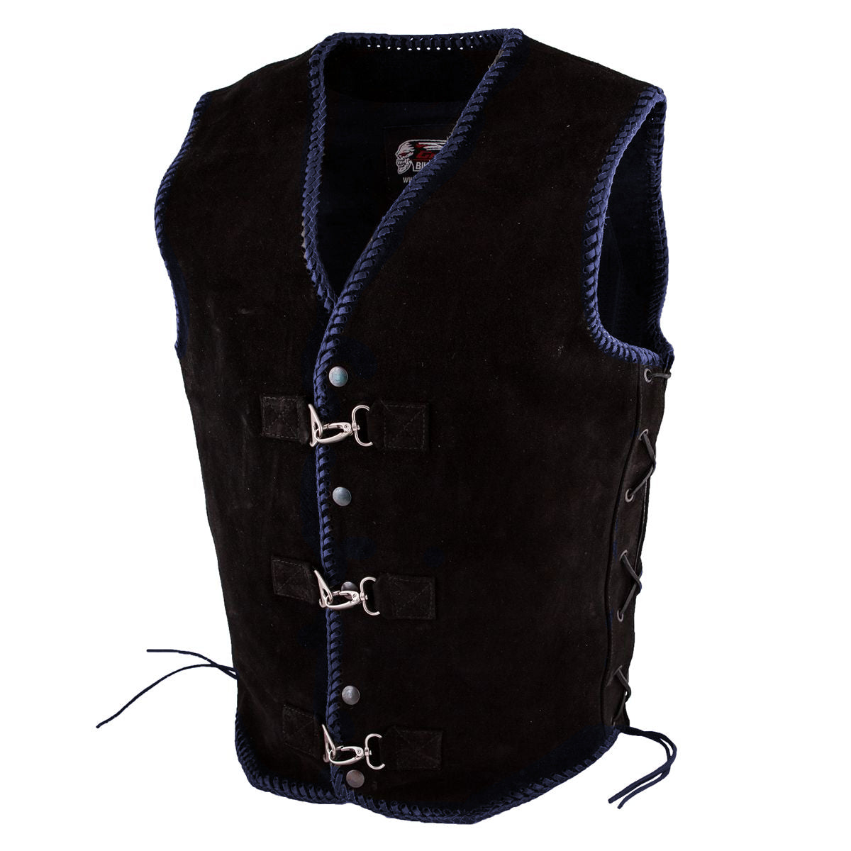 Motorcycle suede vest  (V180)