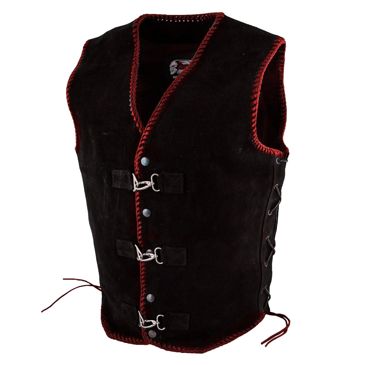 Motorcycle suede vest (V180)