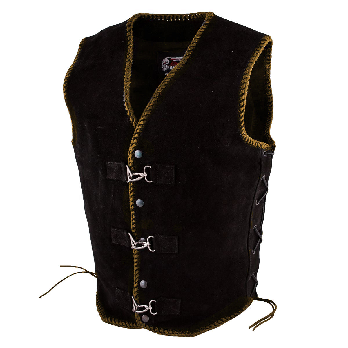 Motorcycle suede vest (V180)