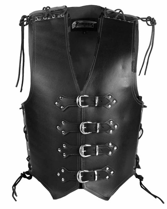 LEATHER VEST V190