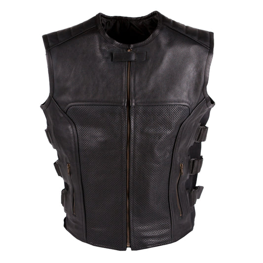 LEATHER VEST (V196)