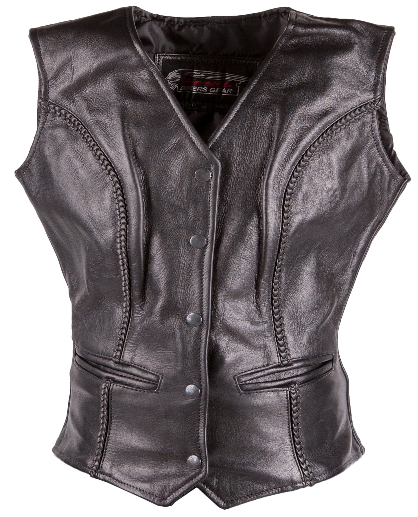 WOMEN LEATHER VEST (V198)