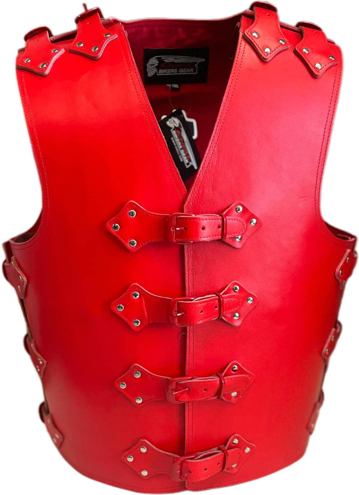 4mm thick leather vest