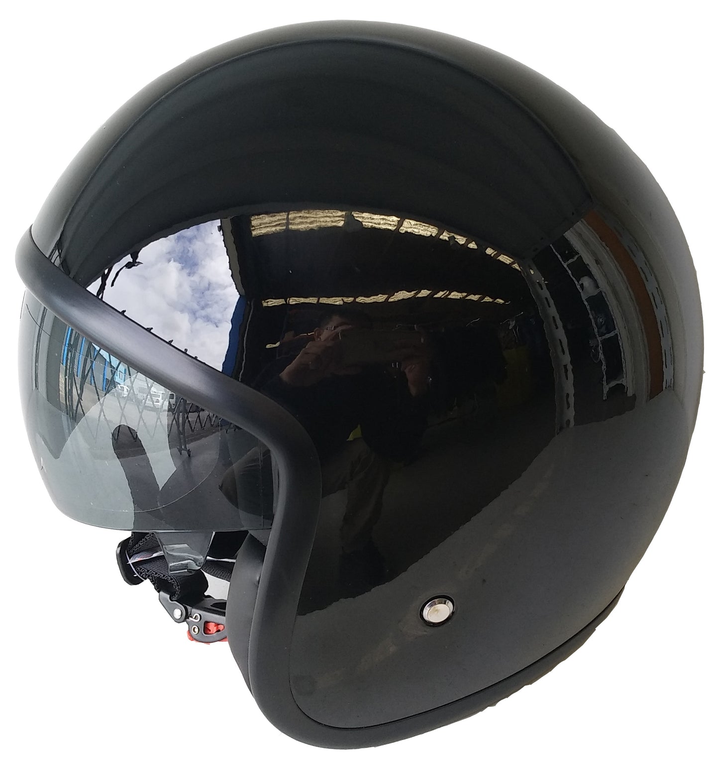 Copy of Cnell Fibreglass Helmet With Inner Visor (Open Face) - (H851SHI)
