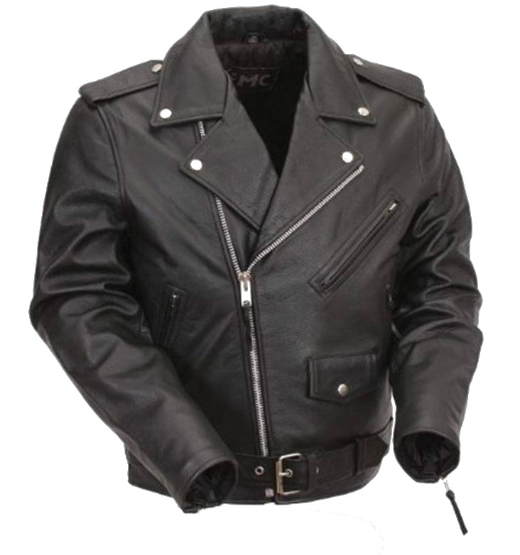 Gents Brando Jacket with Belt - JLM0104