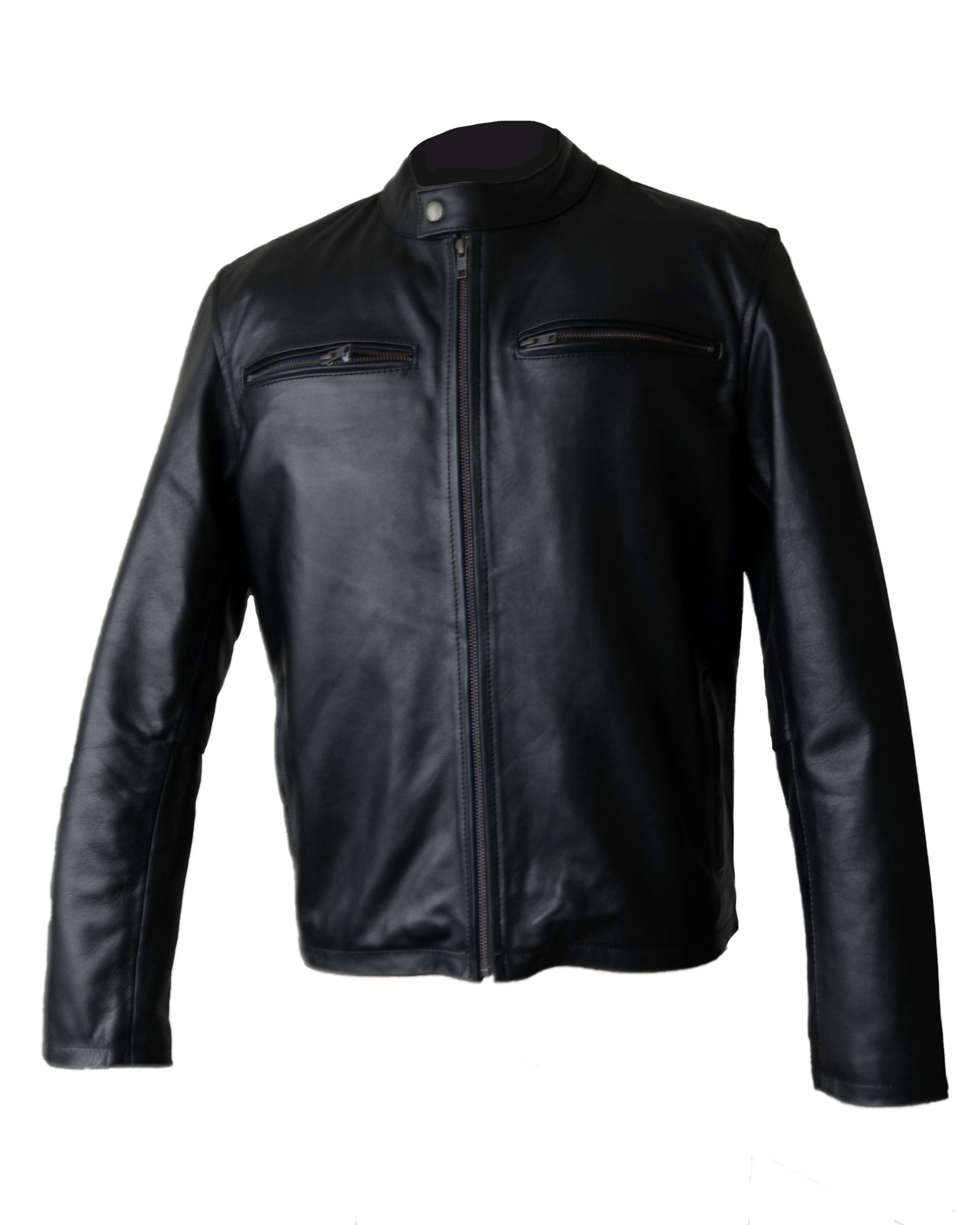 Motorcycle Fashion Leather Jacket (JLMF04)