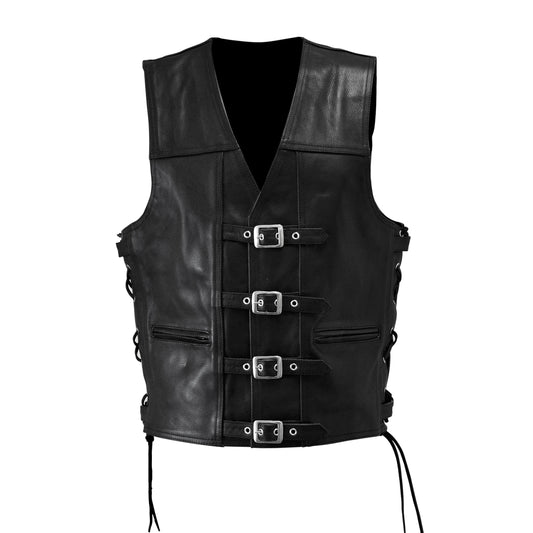 LEATHER VEST (V068)