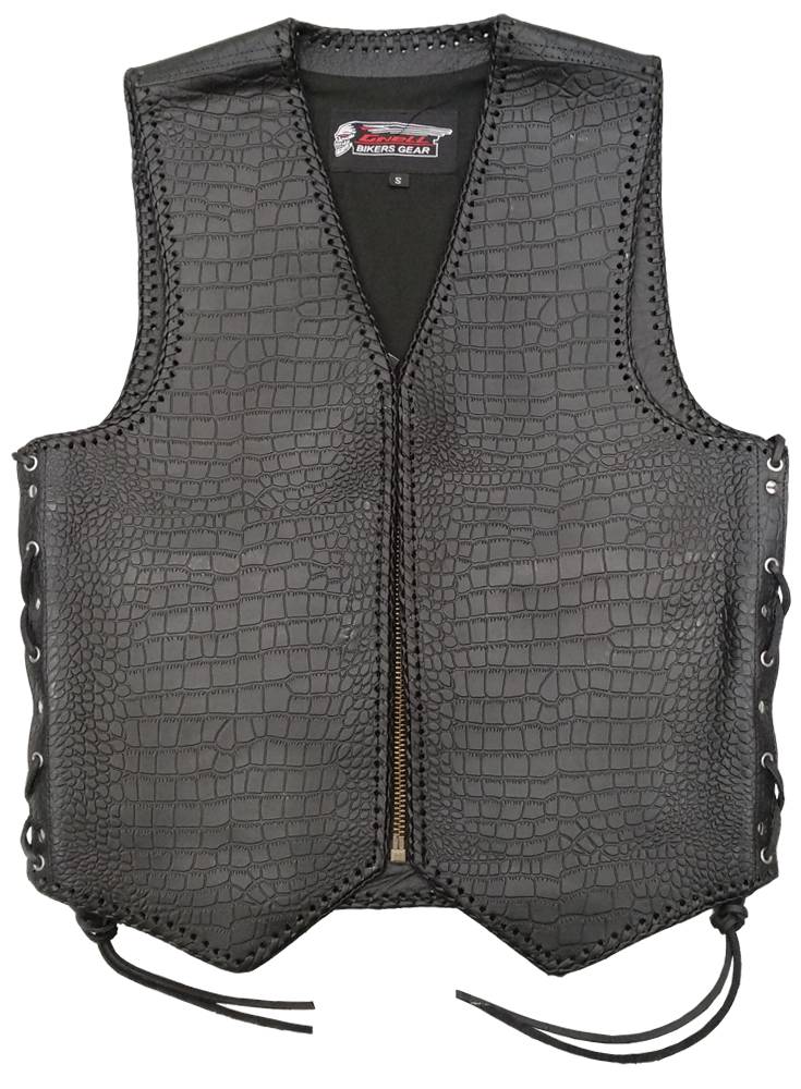 LEATHER VEST (V201)