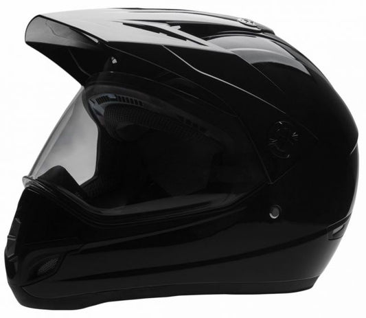 MX630 Adventure Motorcycle Helmet With Visor - Shinny (MX630SHI)