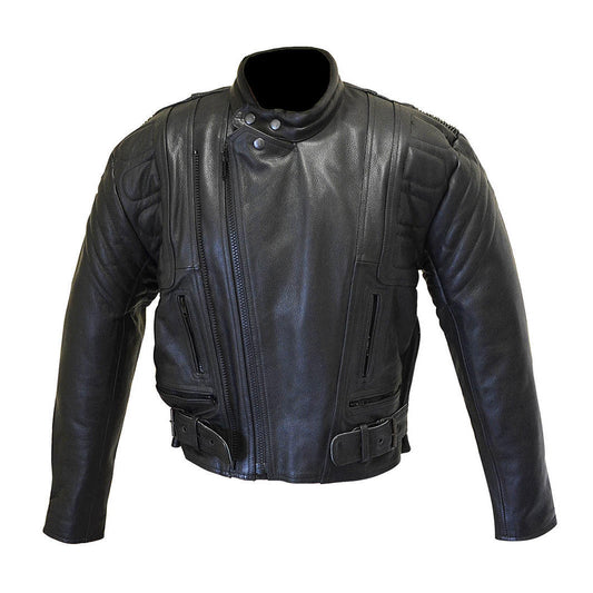 Motorcycle Leather Jacket(JLM0102)