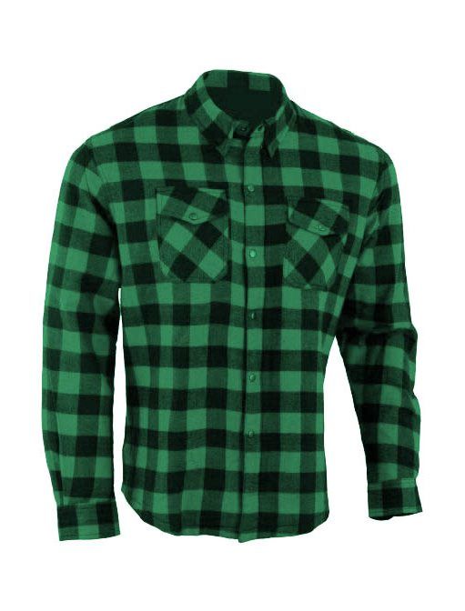 Motorcycle  Shirt - (Green) - ZIP